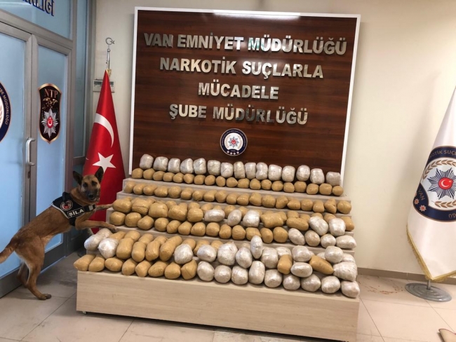 Van’da 155 kilo 810 gram eroin ele geçirildi